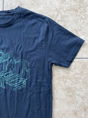 Go Pro Camera Men’s Short Sleeve Medium Blue T-Shirt Action Sports Travel Active