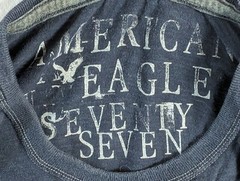 AMERICAN EAGLE SEVENTY SEVEN LONG SLEEVE MEN’S SHIRT SIZE XXL BLUE MAN’S CLOTHES