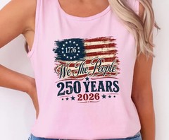 Patriotic America Flag Tank Top