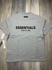 Fear of God Essentials Dark Oatmeal Short Sleeve T-Shirt Sizes: XS-XL