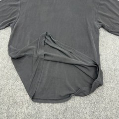 Visitor T-Shirt Mens L Black Silk Short Sleeve Minimalist Luxury Style