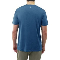 Reel Life Men’s Short Sleeve Graphic Tee Size Large Navy