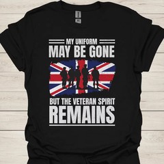 British Veteran T-Shirt Patriotic Military Tribute