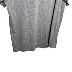 Apt 9 Shirt Men’s Large Gray V-Neck Short Sleeve Solid Basic Premier Flex Top