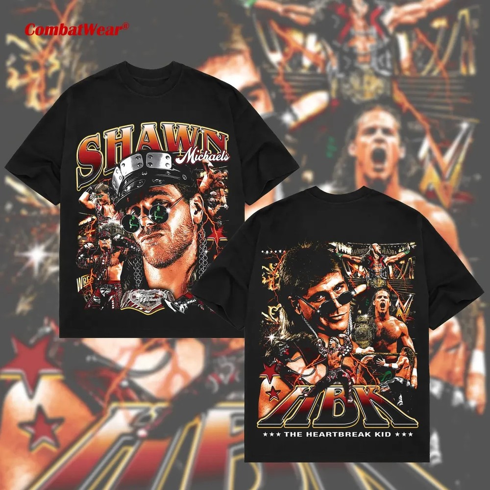 SHAWN MICHAELS TEE, The Heartbreak Kid Tee, Wrestling Gift, Sports Shirt