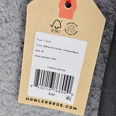 Howler Brothers T-Shirt Mens M Black Bahia de Howler Graphic Tee 1109