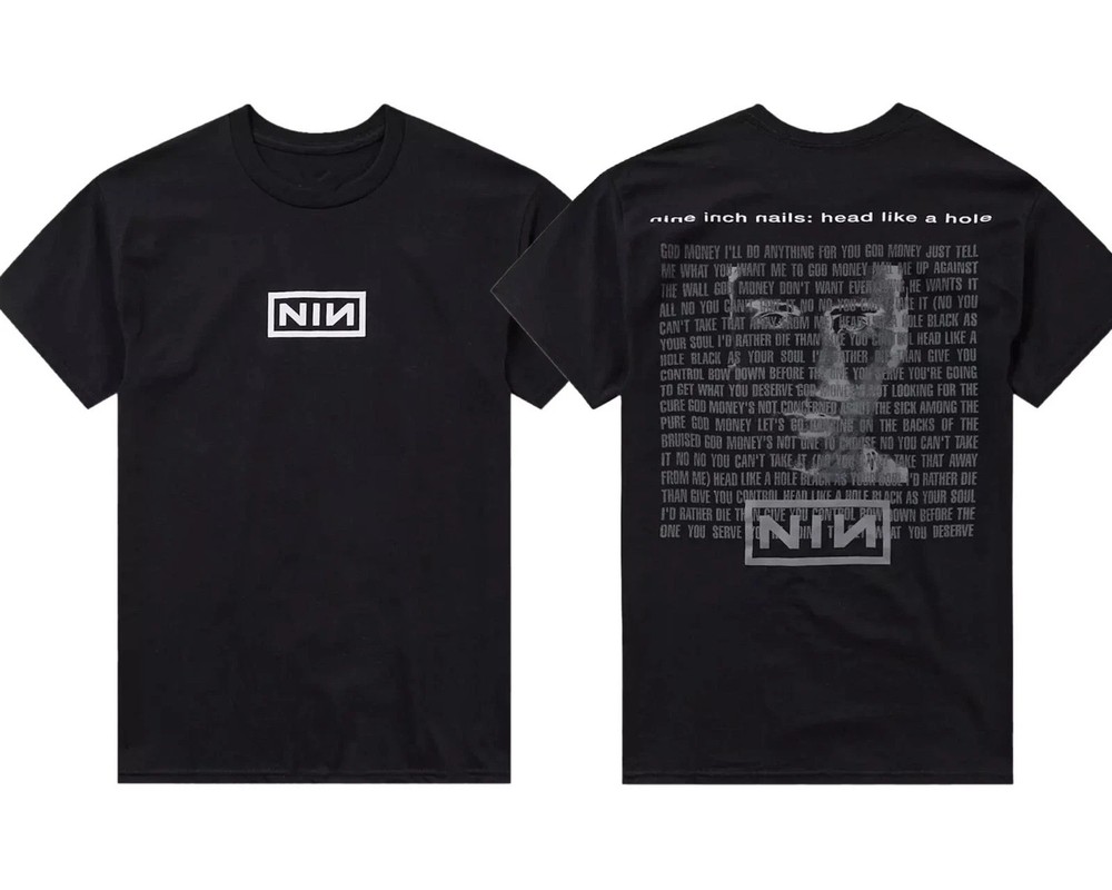 NIN Nine Inch Nails Head Like A Hole 2025 Two Sided Unisex Shirt S-5XL