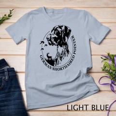 Funny Proud German Shorthaired Pointer hunting dog portrait Unisex T-shirt