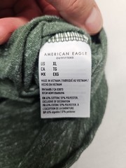 American Eagle Super Soft Men’s XL Green Long Sleeve T Shirt Casual Outdoors
