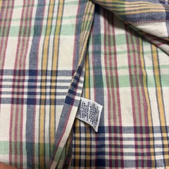Ralph Lauren 90s BLAKE Madras Check Short Sleeve M-L Used For 14Y+ Japan