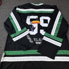 Guinness Mens XL Hockey Jersey Medium Ireland 1759 Promo Toucan Black Green