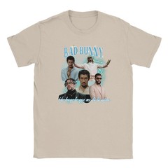 Vintage Bad Bunny Graphic Tee: 90s Retro Style Music Shirt