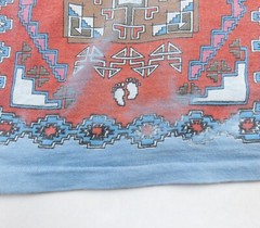 Vintage Hang Ten Shirt Mens Medium Blue Tank Top 70s Tee Southwestern Surf Brand