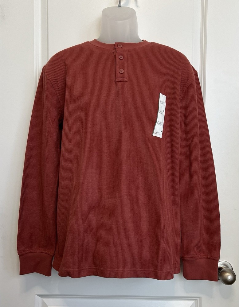 Goodfellow & Co Men’s Knit Long Sleeve Shirt Size M