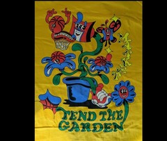 MA®KET “Tend The Garden” T-Shirt Yellow Size Large NWT Chinatown Market Tee