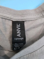 Anvil Lightweight Grey Cat T Shirt