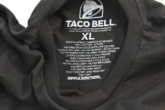 Taco Bell Mens Classic Chest Logo Black Shirt New XL