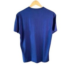 Men’s Lucky Fishing Shirt Blue Graphic Tee Short Sleeve Crew Neck Outdoors M-XXL