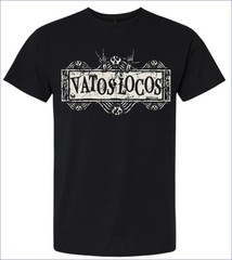 Vatos Locos Forever T-shirt Men’s or Youth Small to 5X-Large Black Style 5