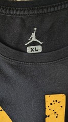 Jordan Air Jordan Jumpman Logo Graphic Print Black Crew Neck Tee Mens XL