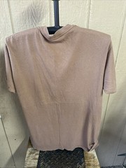 Vtg Brown Mens Large Sp0100 Campbellsville Military T-Shirt 100% Combed Cotton