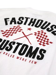 Fasthouse Men’s 68 Trick Short Sleeve T-shirt Customs Few Rules Motocross Tee