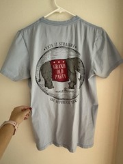 Barley Brand Small GOP Republican Elephant Pocket Tshirt Grand Old Party