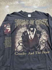 Vintage 90s Cradle Of Filth Cruelty And The Beast 1998 Long Sleeve Your Shirt