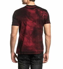 Xtreme Couture Affliction Men’s T-Shirt HEADHUNTER Red Tattoo Biker S-5XL
