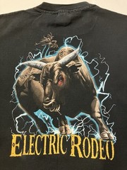 Vtg Brooks & Dunn Electric Rodeo Single Stitch T-Shirt Size XL Double Graphics