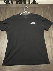The North Face Black T-Shirt Logo Never Stop Exploring Size Large