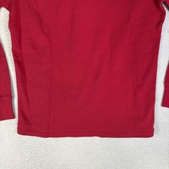 Polo Ralph Lauren Thermal Shirt Mens XL Red Waffle Knit Long Sleeve White Pony