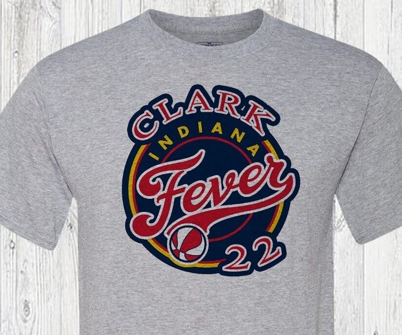 Clark 22 – Indiana Fever – Caitlin Clark – WNBA – Adult, Youth & Toddler Sizes