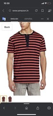 WESC Men’s Henley Dark Sapphire Single Stitch Made In Sweden. Size Small. Used