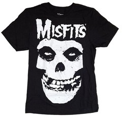 Misfits Rock Band Classic Skull Logo Men’s Black T-Shirt New