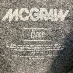 Tim McGraw Band T Shirt Adult Large Gray McGraw 2022 Tour Short Sleeve