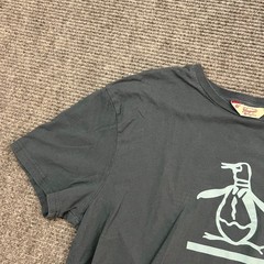 Original Penguin T-Shirt Men’s Charcoal Gray XL Graphic Print Cotton Blend