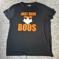 Mission Ridge Mens XL Halloween T Shirt Just Here For The Boos Ghost Tee