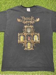 VINTAGE Y2K DETHKLOK METALOCALYPSE TOUR BLACK T-SHIRT SZ L Cartoon Network RARE