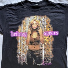 VTG 2000 Britney Spears Oops I Did It Again Tour Shirt Single Stitch M Not Used