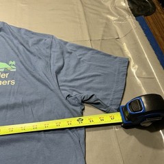 Howler Brothers T-Shirt Mens XXL Blue Double Sided Logo Print Outdoor Casual