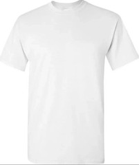 Gildan Mens Large-XL Crew T-Shirts 5 Pack Style G1100 New Slightly Imperfect