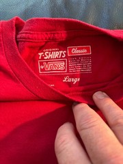 Bones Brigade t shirt skater Vans Large Mint near mint white on red streetwear