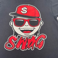 Swag Shirt Adult Medium Black Hip Hop Money Dance Mens