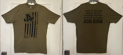 Jason Aldean Tough Crowd Double Sided Army Green Large T-Shirt Highway Desperado