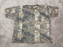 Vintage Ace Sportswear Hunting Camo Shirt Sniper Outdoor Boxy Fits Relaxed 3XL