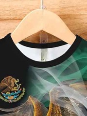 PLAYERA MEXICO CAMISETA DE CUELLO REDONDO ESTAMPADO 3D DE ALTA CALIDAD