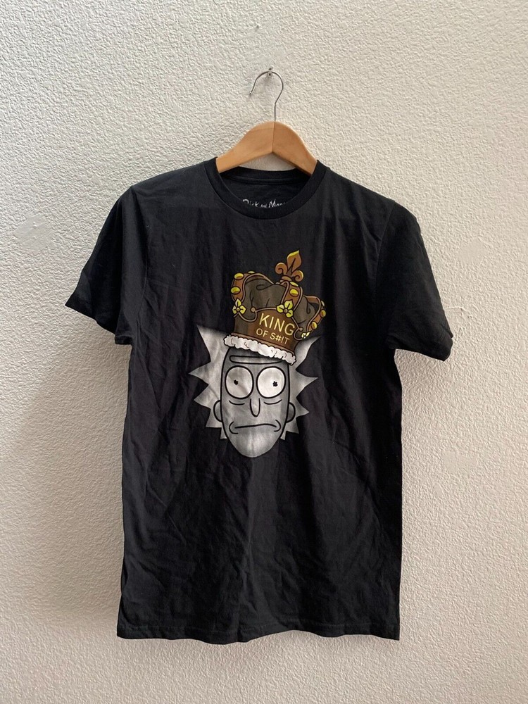 Rick & Morty King Of Sh*t Cartoon Network 2019 Adult Swim T-Shirt Medium EUC