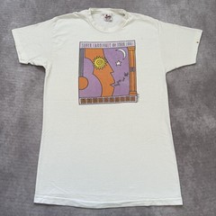 Vintage 1991 Carnivale De Ybor City Shirt Mens L Carnival Art Florida