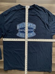 Vintage Disney Blizzard Beach Long Sleeve T Shirt Mens XL Blue Ski Patrol